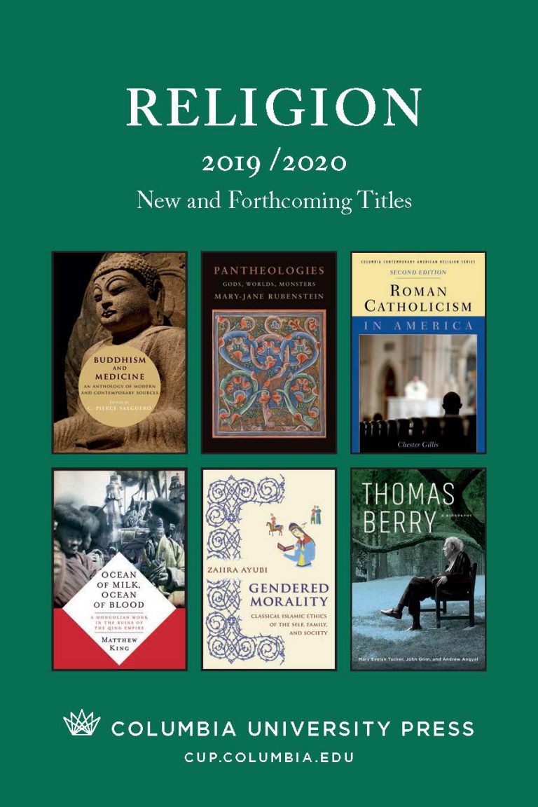 Announcing Our 20192020 Religion Catalog Columbia University Press Blog