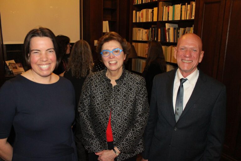 a phot of three people smiling